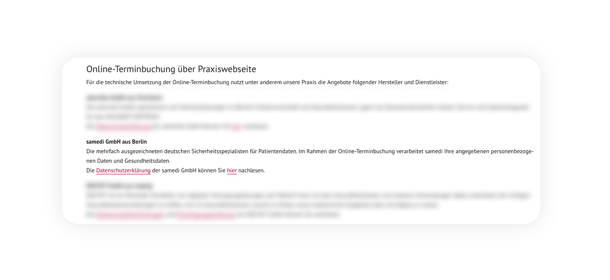 Samedi datenschutz onlineterminvergabe 02