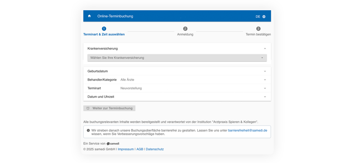 Samedi datenschutz onlineterminvergabe 03