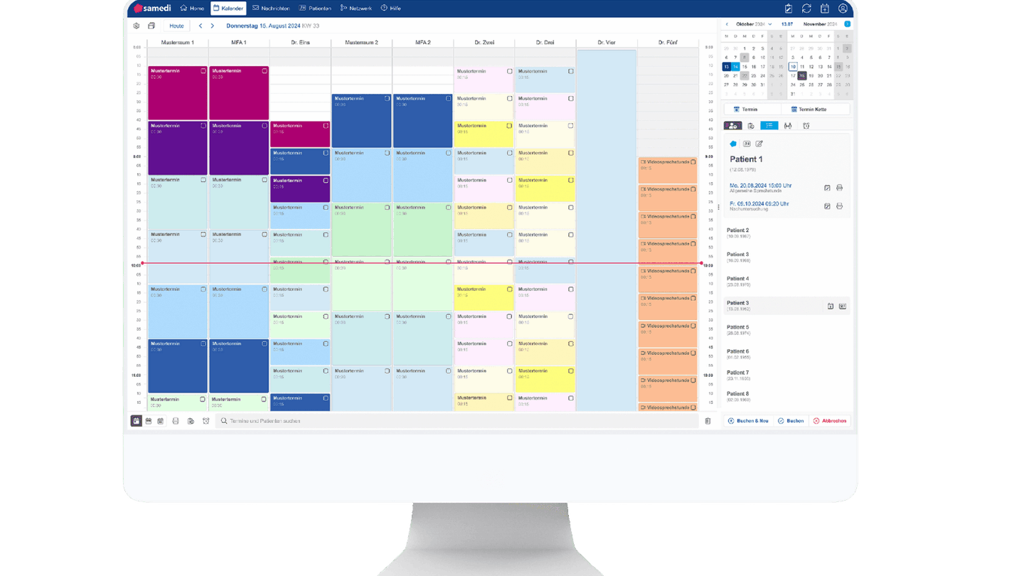 Online Terminkalender samedi 1
