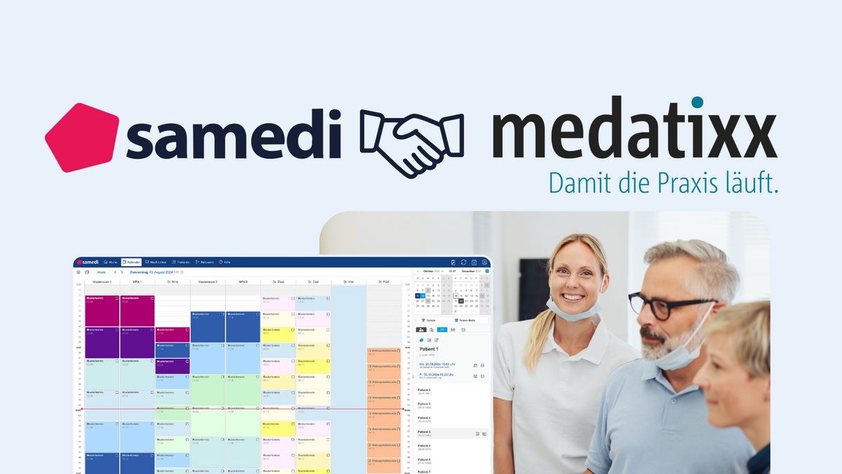 Kooperation medatixx x samedi PR Bild 3